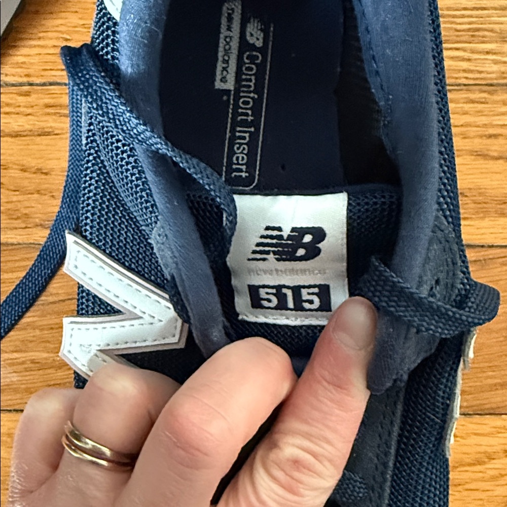 New Balance 515 navy blue and White Sneakers 7.5 - Picture 8 of 8